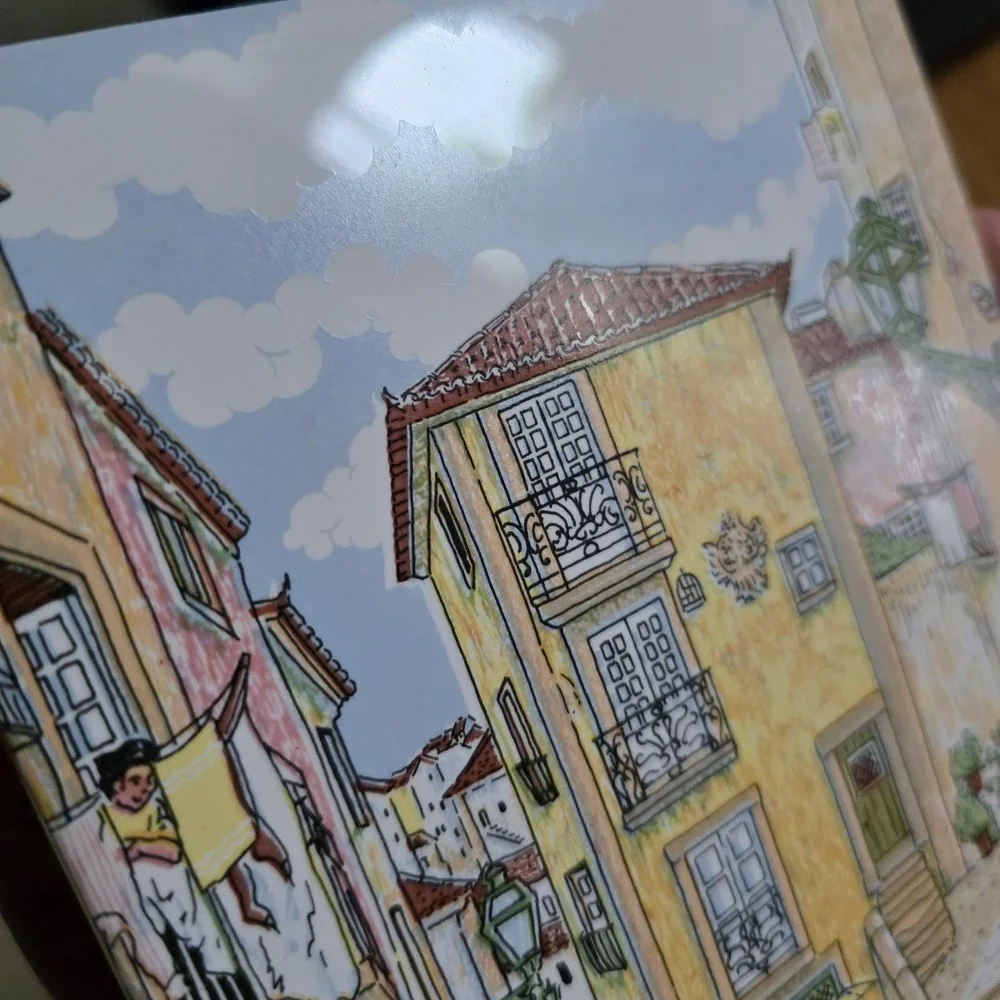 Vintage Alfama Lisboa Tile Art Reber Almada Ceramic Wall 8
